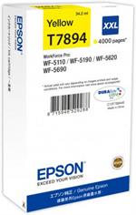 Gul XXL Epson patron T7894